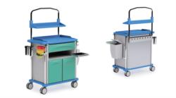 TROLLEY FOR MEDICAMENT AND INFIRMARY 