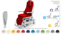 "NEW RELAX VARIO" ARMCHAIR, ELECTRICAL HEIGHT ADJUSTMENT, INDEPENDENT MOTIONS THROUGH GAS SPRINGS