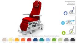 "NEW RELAX VARIO" ARMCHAIR, HYDRAULIC HEIGHT ADJUSTMENT, GAS-SPRING SYNCRONIZED SECTIONS ADJUSTMEN